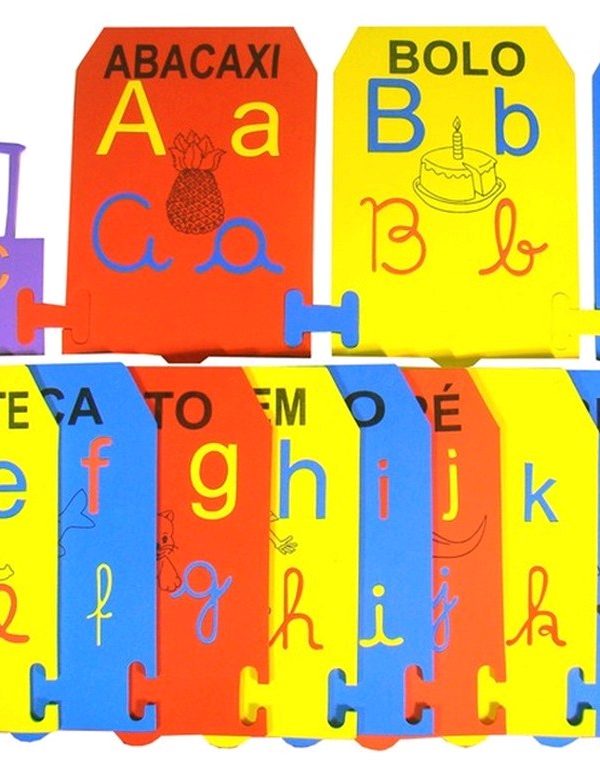 Alfabeto+ Números + Vogais - Ilustrado de Eva